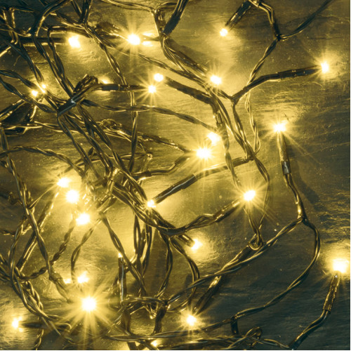 Lampice za jelku sa 100 toplo belih LED dioda KII100/WW