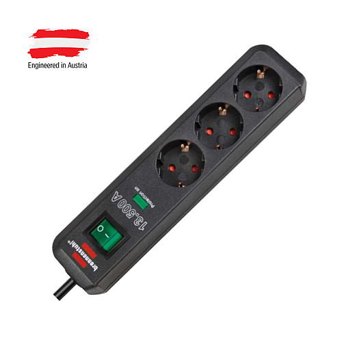 Razvodnik 3 mesta 1.5m 1.5mm2 + prekidač i zaštita 1158820315b