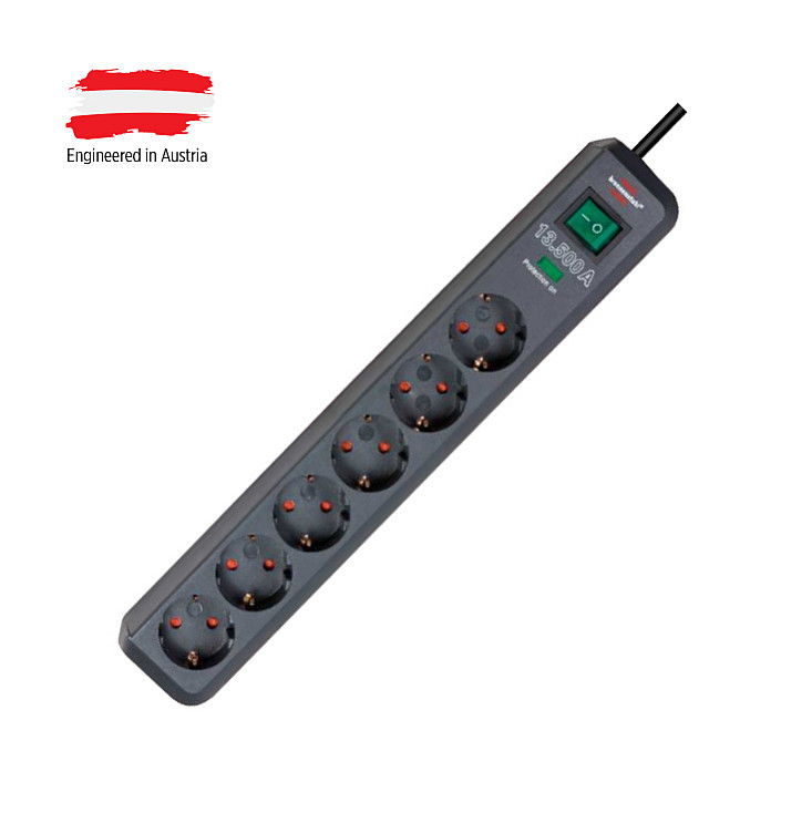 Razvodnik 6 mesta 1.5m 1.0mm2 + prekidač i zaštita 1159700b