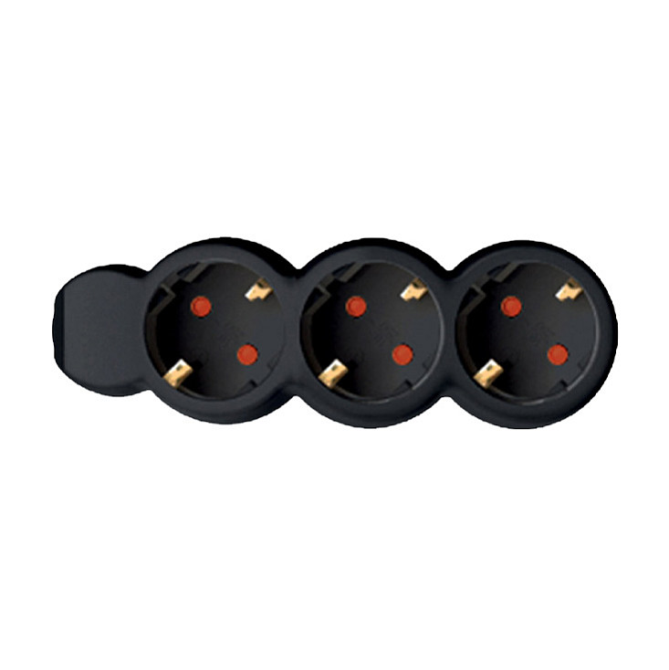 Razvodnik sa 3 mesta 1,5m 1.0 mm2 NV3/BK