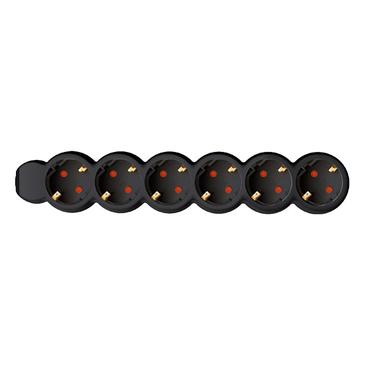 Razvodnik sa 6 mesta 1,5m 1.0mm2 NV6/BK