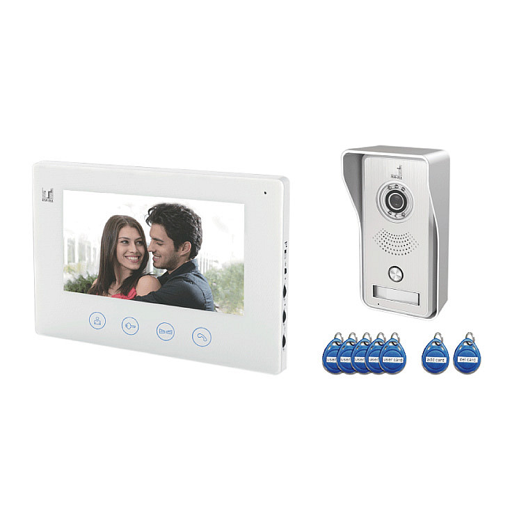 Kolor video interfon, RFID čitač T768