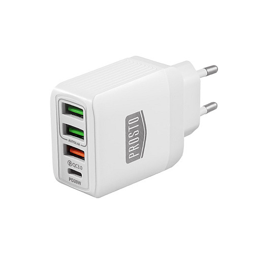 Univerzalni brzi punjač 1xPD TYPE-C+1xQC+2xUSB USBP388
