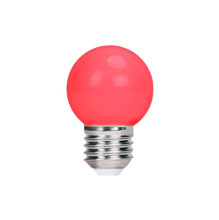 Set 5 kom. crvenih LED sijalica E27 RTV003602