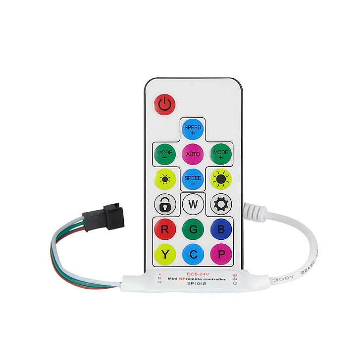 Kontroler za Magic pixel LED trake sa WS2812B IC SP104E