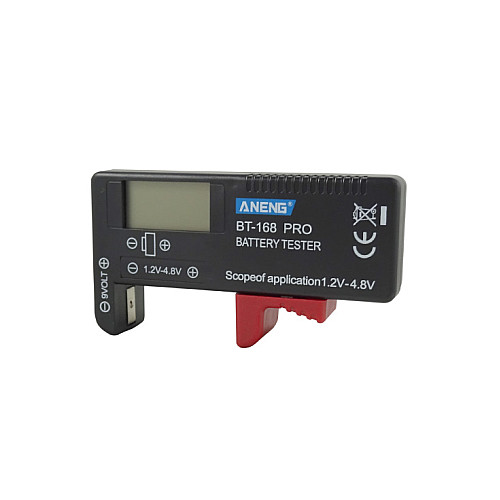 Tester baterija 1.5V(AA,AAA,C,D), 9V, 3.7V Li-Ion BT-168
