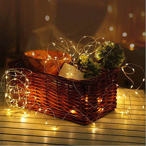 Lampice za jelku sa 100 toplo belih LED dioda ML-C1011