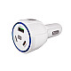 USB punjač iz upaljača automobila QC3.0+2xPD USBP359