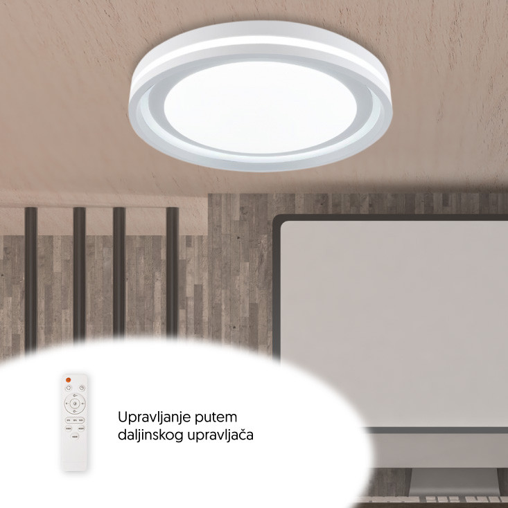 LED plafonjera 24,48W, promenljiva boja svetla VESTA 665 VESTA665