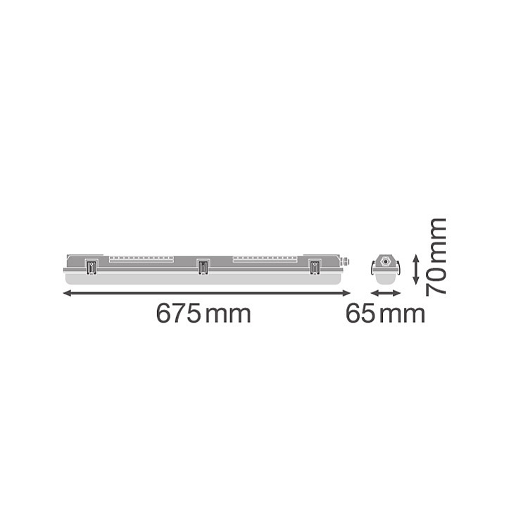 Ledvance armatura za LED cev 60cm 4099854118050E