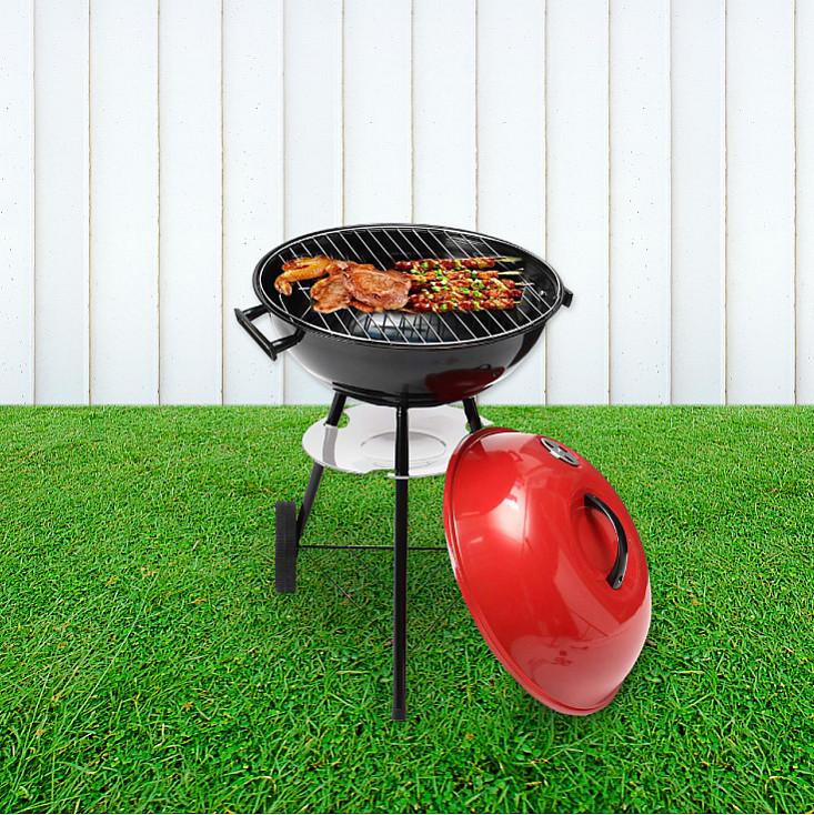 Roštilj na drveni ugalj sa poklopcem BBQ886
