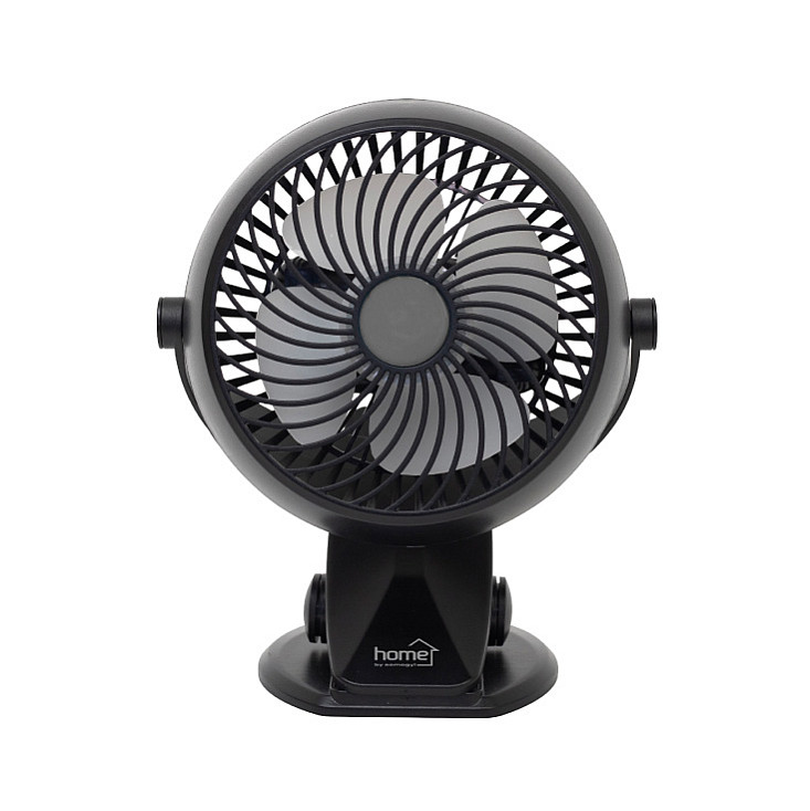 Stoni punjivi ventilator 10cm, sa štipaljkom CLF10/BK