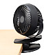 Stoni punjivi ventilator 10cm, sa štipaljkom CLF10/BK