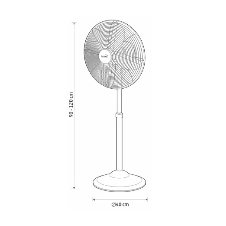 Stojeći ventilator 40cm 50W SFS40