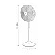 Stojeći ventilator 40cm 50W SFS40