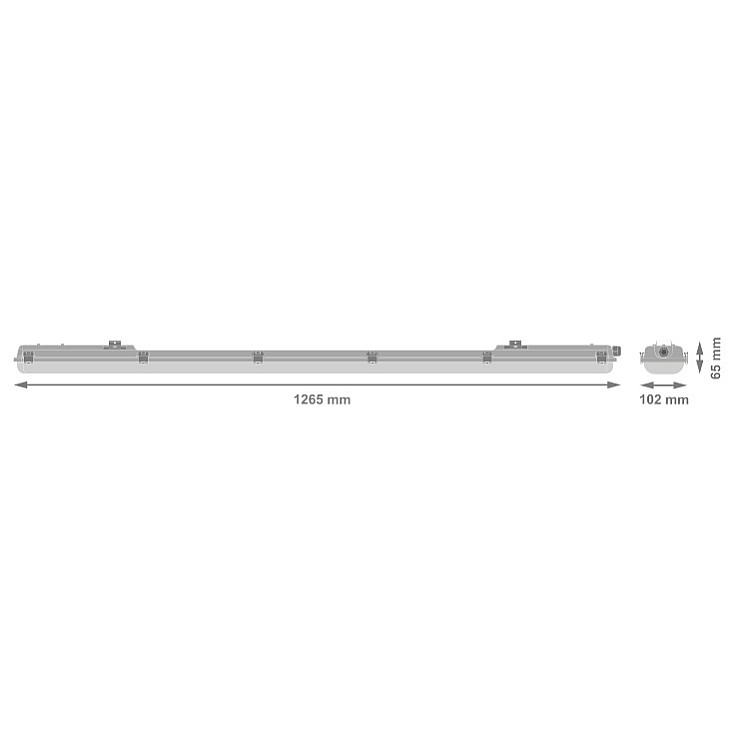 Ledvance armatura za dve LED cevi 120cm 4099854463839E