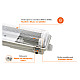 Ledvance armatura za dve LED cevi 150cm 4099854464058E
