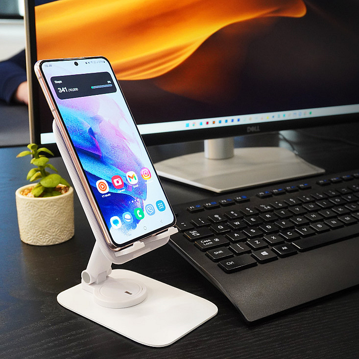 Stoni podesivi držač za mobilni i tablet MBS01/WH