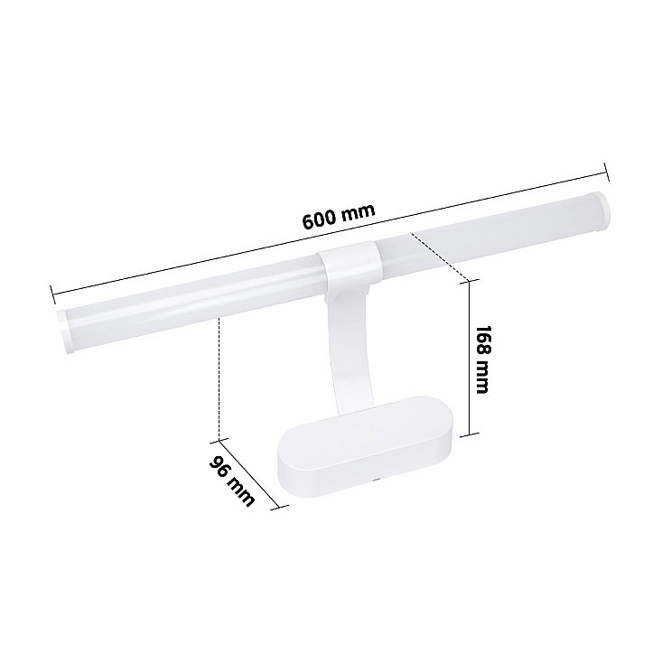Prosto zidna LED lampa 8W LCN-K07-60/WH