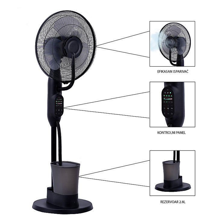 Prosto ventilator sa isparivačem vode MSF410R