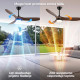 Prosto plafonski ventilator sa LED svetlom 132cm CFB5205L-3/40