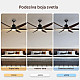Prosto plafonski ventilator sa LED svetlom 167cm CFB6623L-6/50