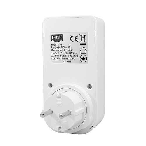 Digitalni vremenski prekidač 3680W TM78