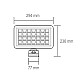 Solarni LED reflektor sa senzorom pokreta FLP2000SOLAR