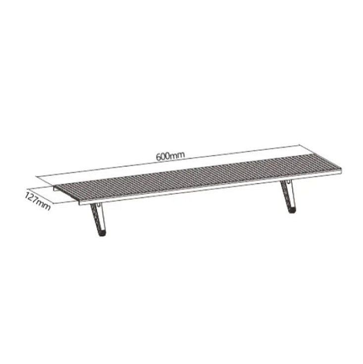 Polica-držač na TV-u 600x127x39 mm NAV-K52