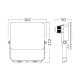 Braytron CCT LED reflektor 30W BT60-53080