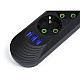 Razvodnik sa 3 mesta 2m 1.5mm2+pr. 3xUSB NV371U-2/BK
