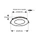LED ugradna CCT panel lampa 12W KNC1-12W