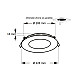 LED ugradna CCT panel lampa 18W KNC1-18W