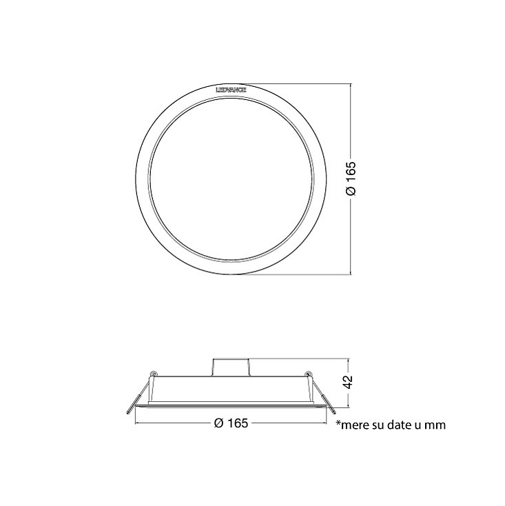 Ledvance LED ugradna panel lampa 13W 4000K 4099854561665E