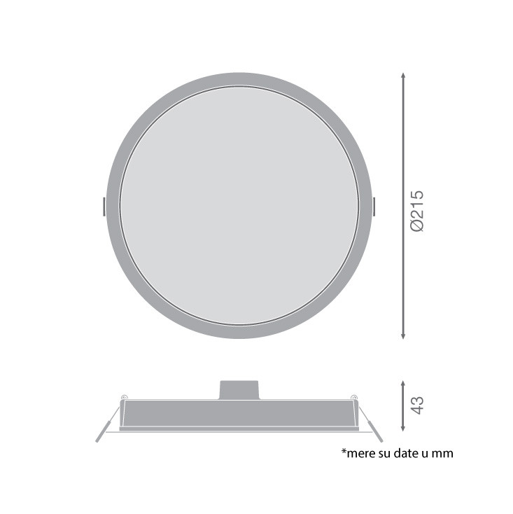 Ledvance LED ugradna panel lampa 24W 4000K 4099854561788E