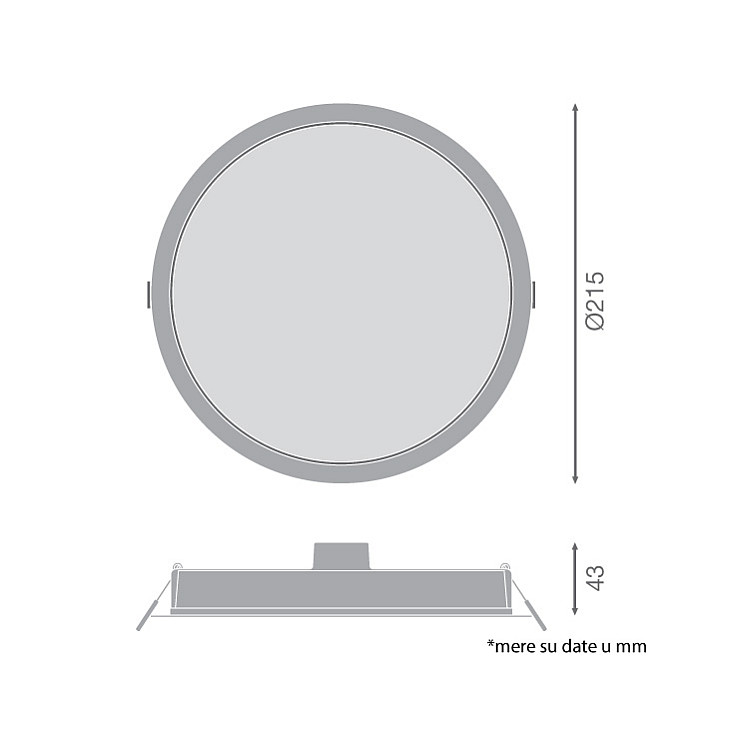 Ledvance LED ugradna panel lampa 24W 6500K 4099854561801E