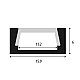 Aluminijumski profil za LED trake LPR-1506/1