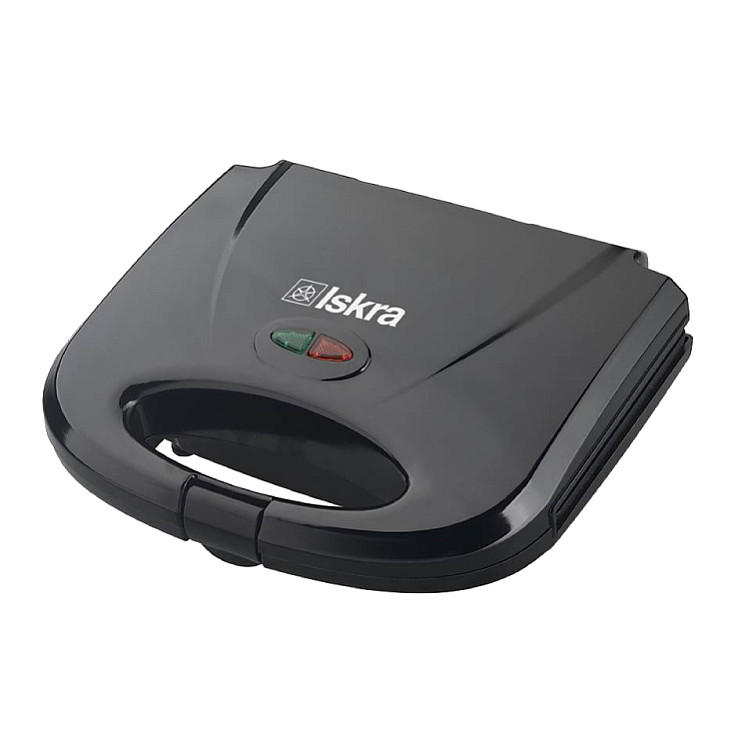 Iskra sendvič toster 800W SM-2-BL