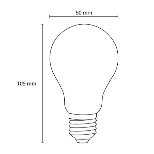 LED filament sijalica klasik toplo bela 7W Osram O19658