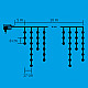 Svetleći niz sa 300 hladno belih LED dioda KKF308/WH