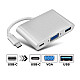 Adapter USB-C 3.1 u USB3.0, VGA 54-711