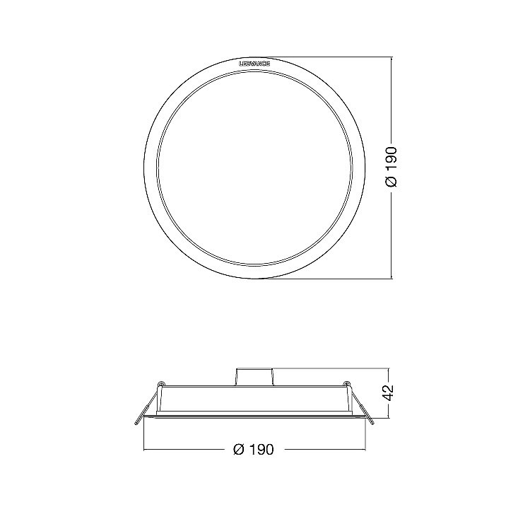 Ledvance LED ugradna panel lampa 18W 4058075703124E