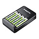 Punjač Ni-MH akumulatora + 4 AA 2100 mAh VAR-57652+