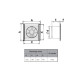 Izduvni ventilator 150mm E150S