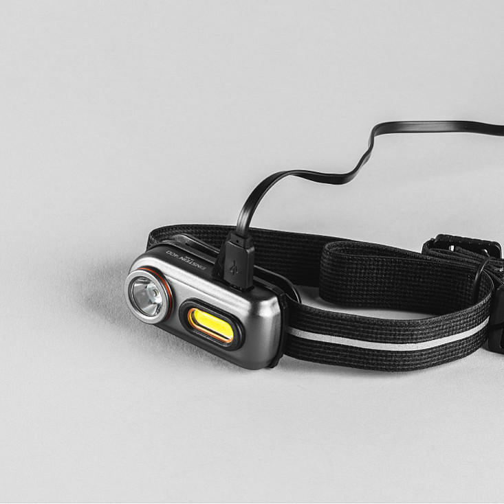 LED naglavna punjiva lampa NEBO EINSTEIN 400 NEB-HLP-0005-G