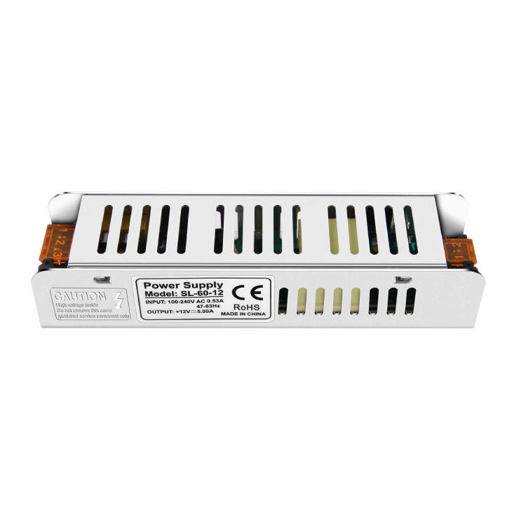 Ispravljač 60W IP20, slim PS-60-12SL