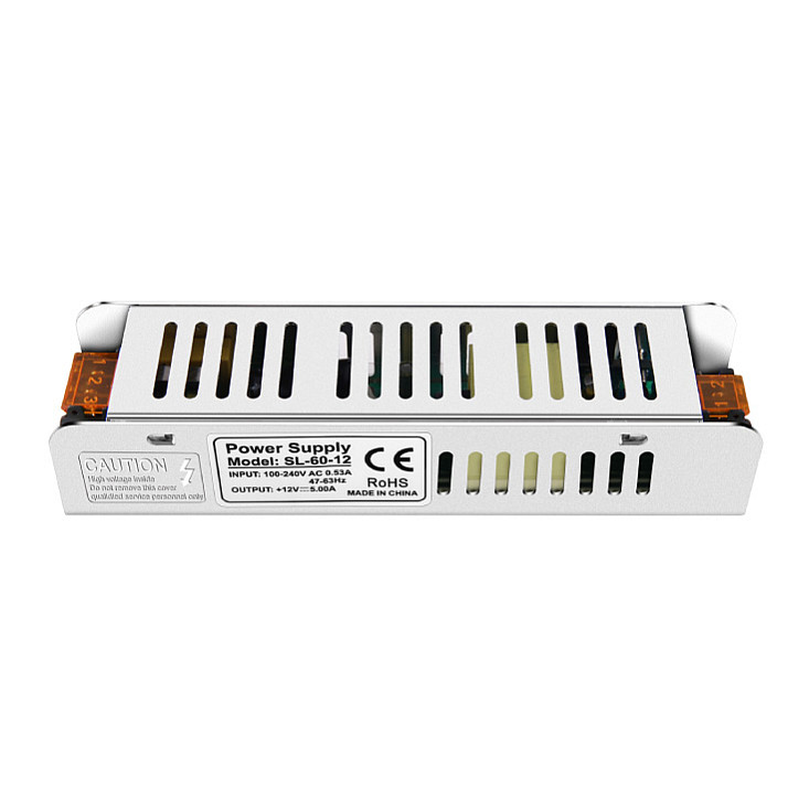 Ispravljač 60W IP20, slim PS-60-12SL