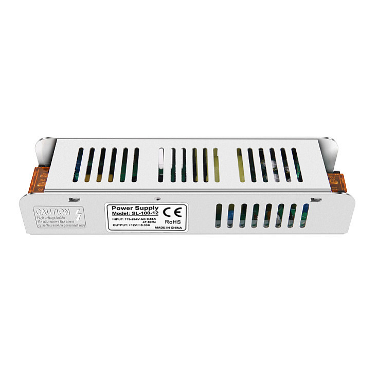 Ispravljač 100W IP20, slim PS-100-12SL