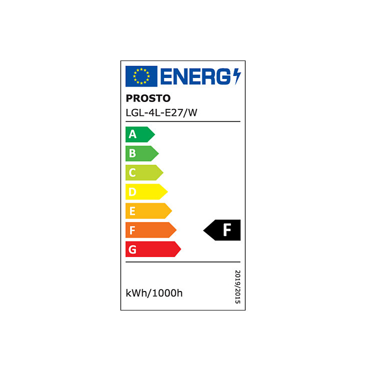 Rasklopljiva LED sijalica E27 40W LGL-4L-E27/W