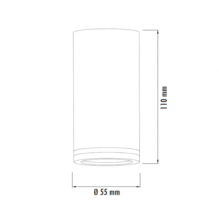Spot lampa 1xGU10 E201899